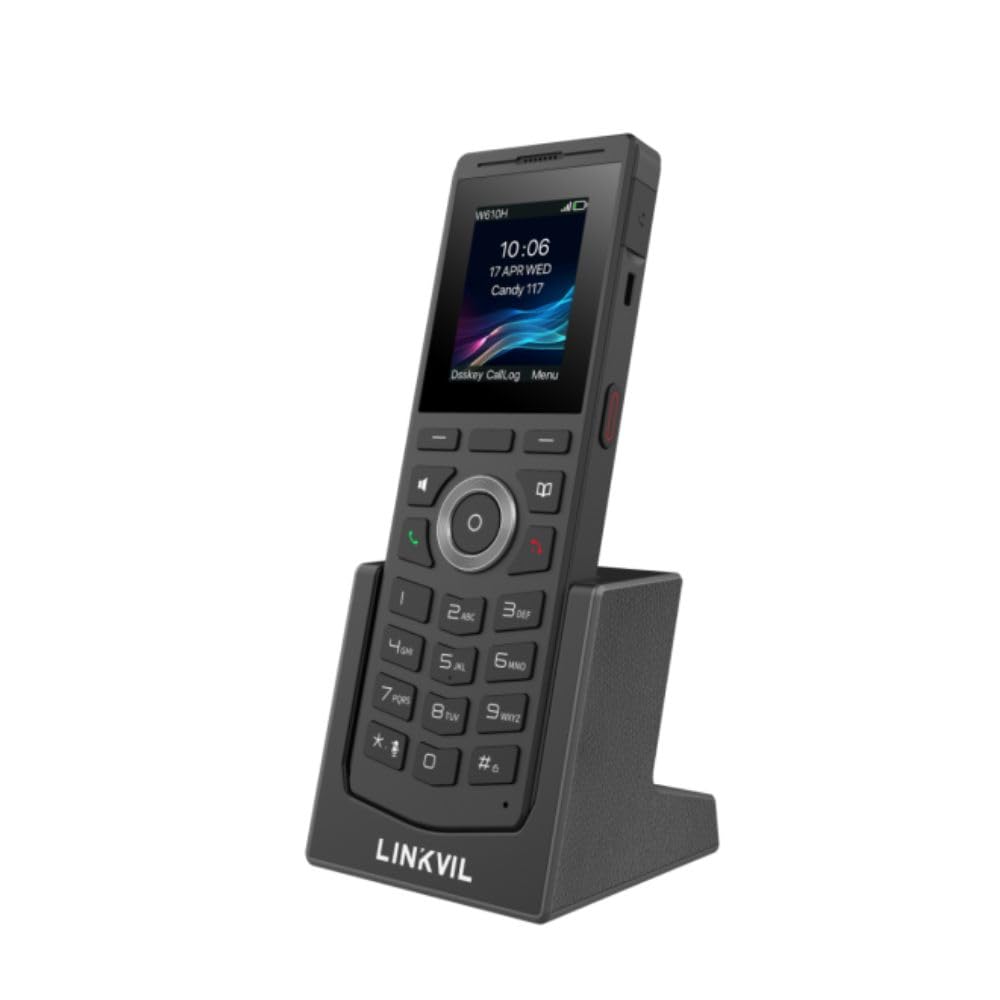 Fanvil W610H Long-Range Cordless Multi-Cell - Single-Cell Handset, Frequency Band: 902-928 MHz（America, 2-inch Color Screen with intuitive User Interface-image-28