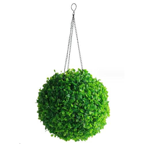 Boules topiaires artificielles : buis vert lumineux sans arrosage ni taille