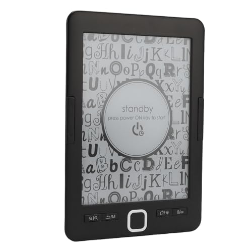 E Lector de Libros, Lector de Epaper de Pantalla de Tinta de 6 Pulgadas, Lector de Libros Electrónicos Portátiles con Auriculares, Lápiz óptico y Estuche Protector