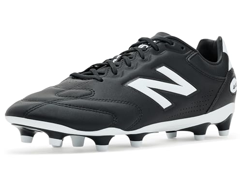 New Balance ���j�Z�b�N�X ��l�p 442 Pro Fg V3 �T�b�J�[�V���[�Y, �u���b�N 100/Nb 103 �z���C�g, 11.5 Wide Women/10 Wide Men