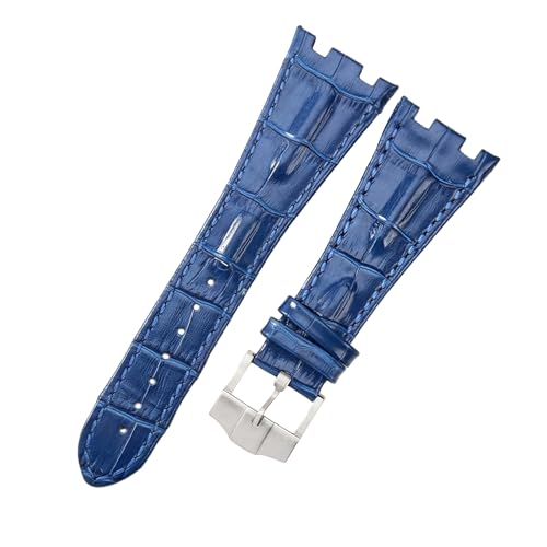 Bracelet montre 28mm cuir de remplacement ajustable pour Audemars Piguet Royal Oak Offshore