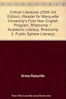 Critical Literacies (2006 3rd Edition) 0536203911 Book Cover
