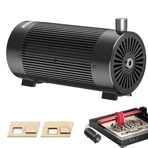 ATOMSTACK F30 V2 Air Assist voor A6 Pro/Ultra, A12 Pro/Ultra, A24 Pro/Ultra lasergraveermachine, 10-30 l/min instelbare luchtstroom, automatische luchtpomp, schonere en gladdere snijobjectranden