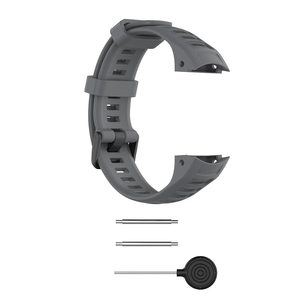 ILSMYSUTRA® for Garmin Instinct Replacement Watch Strap Sillion Wrist Watch Band Grey-picture-14