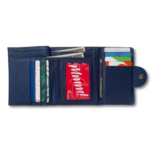Image of Big Skinny Women's Trixie Tri-Fold Slim Wallet, Holds Up to 30 Cards