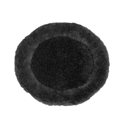 BENNO® Hundebett BALU 70x70x16 cm in Donutform, Kuschelbett aus Polyester mit Polypropylen-Füllung, waschbar, rutschfestes Unterteil, inkl. Kauknochen