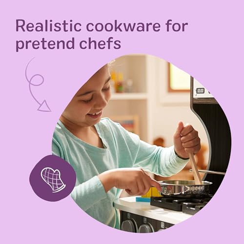 Ollas y Sartenes de Juguete para Cocinar en la Cocinita Infantil Melissa & Doug Juego en Casa 6