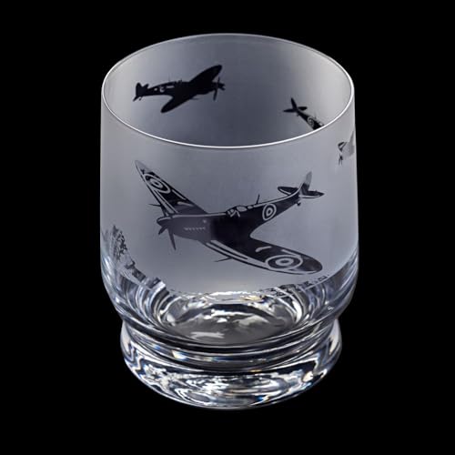Dartington Crystal Apsect Tumbler Spitfire Single | Tumbler Glass | 100mm | 350ml | Dishwasher Safe