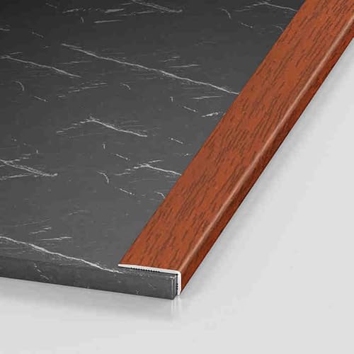 トランジションストリップ アルミニウム エッジングトリム ストリップ 内装外装、階段ノーズエッジトリム、木材/ビニール/タイル階段用トランジションストリップ、Lモールディングトランジションバー(グレーC、WxH2x0.8cm(0.79x0.31))