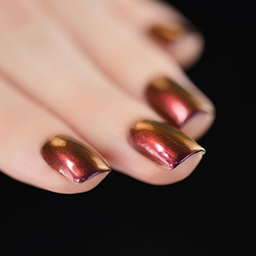 Image of ILNP Undenied - Violet, Red, Gold Color Shifting Ultra Chrome Nail Polish