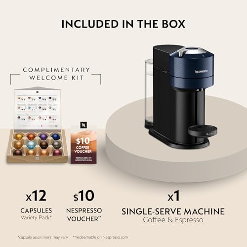 Nespresso Vertuo Next Coffee and Espresso Maker by Breville, Navy