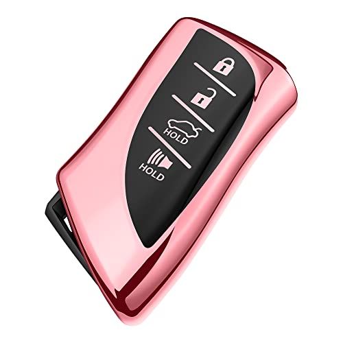 Évitez les rayures sur votre clé Lexus grâce à cette coque TPU rose souple