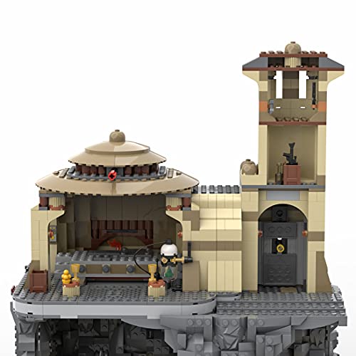 Tewerfitisme Rancor Grube Klemmbausteine Haus Set, MOC-54526, 1581Telie Modular Buildings Krieg Filmszene Modellbausatz… – Bild 6