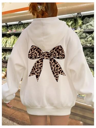 Floerns Cute Hoodies for Girls Graphic Fleece Long Sleeve Hooded Sweatshirts Kids Clothes Tops3