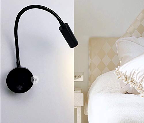 Image of Prop It Up 101 3Watts Round Wall Light, Black