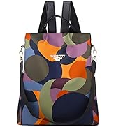 Wishliker Sac Ados Femme Cuir Sac à Dos Femme Étanche Anti-vol Sacs