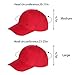 Yookat Kids Assorted Color Baseball Caps - 10 Pieces DIY Sun Hats for Customization (Red, Yellow, Orange, Blue, White)