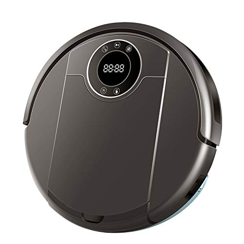 ZLAHY Cleaning Robot Robot Vacuum Cleaner WiF Suction, Map Navigation, Smart Memory,UV Lamp,Wet Dry Mop,Brushless Motor,Coffee Gold