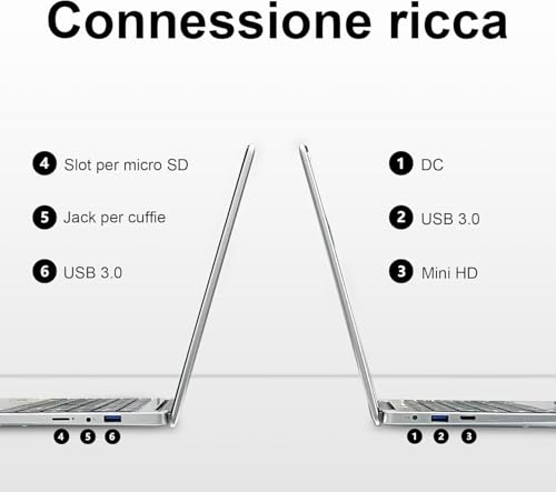 Image of Windows 11 Laptop Computer 14.1 Inch Laptop Notebook PC Portable Traditional Laptop with 4GB DDR4 256GB SSD 2.4 /5G WiFi BT4.0 HDMI USB 3.0, Large Battery Capacity