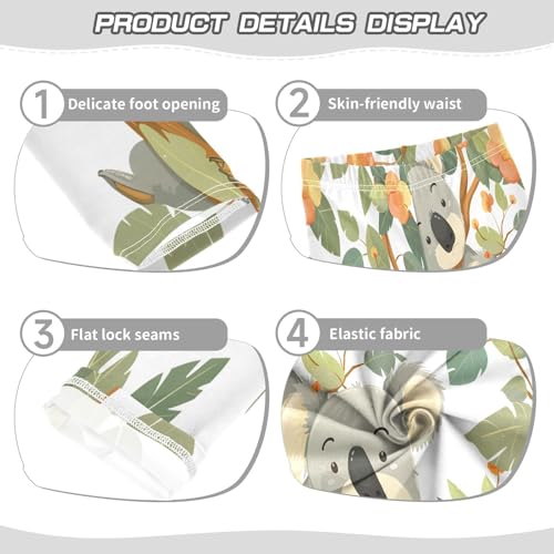 Toddler Girls Leggings Printed Yoga Pants Leggings Tree Koala for Kids3