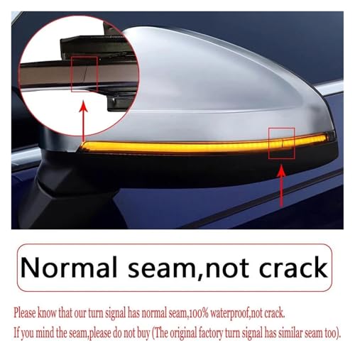 Intermitente dinámico espejo LED Golf 7 R retrovisor Jetta 2020 5