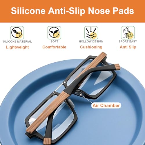 Image of Mr.ZzjOOj Eyeglass Nose Pads, Soft Silicone Nose Pads for Glasses | 2.5mm Thick Comfort Air Chamber Anti Slip Glasses Nose Pad, with Sticky Backing (12 Pairs, Clear)