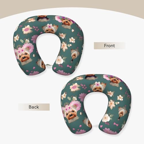 Almohada de Viaje de Espuma Viscoelástica Negra miniatura 3