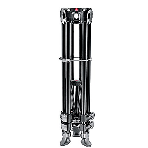 Manfrotto MVT502AM Video Stativ mit Teleskop Beine (schwarz) – Bild 3