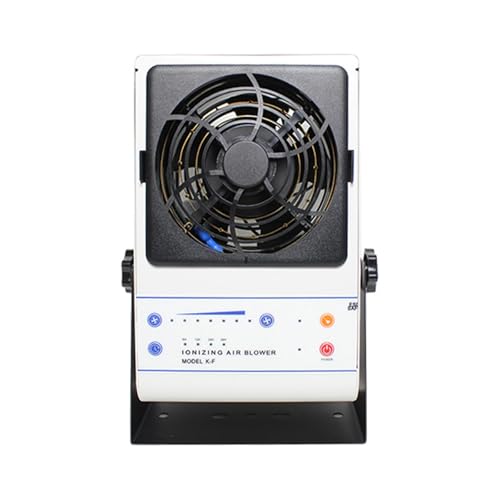 Ionizador de aire con ventilador y velocidad ajustable miniatura 1