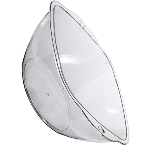 Lavabo transparent en plastique bassin résistant à l'usure pour nettoyage du visage
