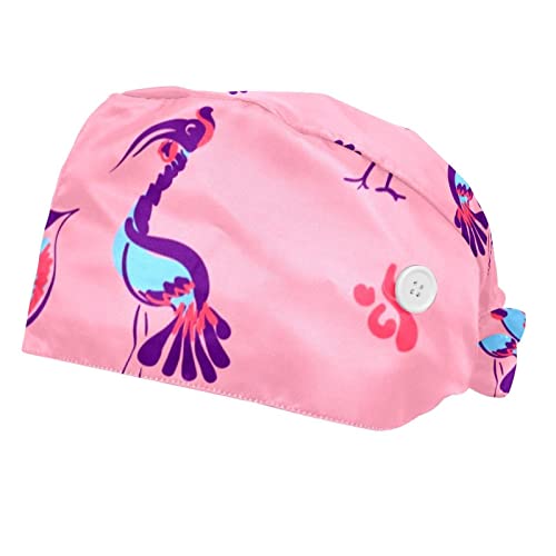Chapeaux bouffants 2PCS JDEZ casquettes de travail ajustables femmes bandeau anti-transpiration