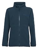 VAUDE Kinder Fleece Jacke Kids Pulex Jacket II, warm, weich, pflegeleicht und schnelltrocknend, dark sea, 122-128