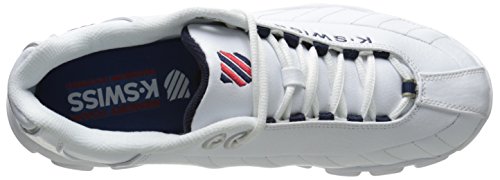 K-Swiss Men's St329 Cmf Sneaker, White/Navy/Red, 11 M #TOP4