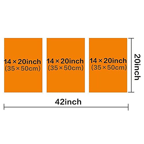 Image of Tucocoo 3 Pieces Canvas Artwork Decor a Bundle of Dollars Wall Art Inspirational Wall Art for Bedroom and Living Room Rubberband Racks Money Decorations with Framed Ready to Hang 42''x20''