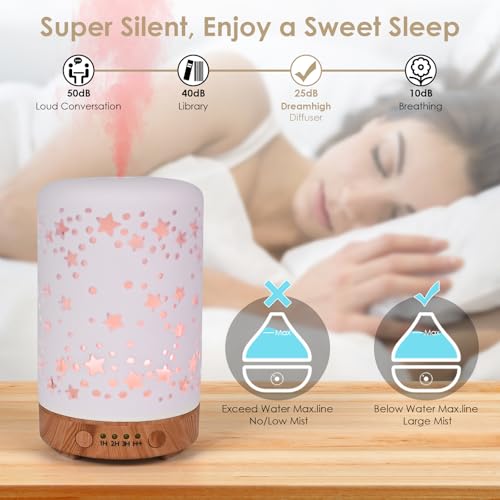 Diffuseur Aromathérapie Electrique en Céramique Noble Dreamhigh Haute Qualité 100ml