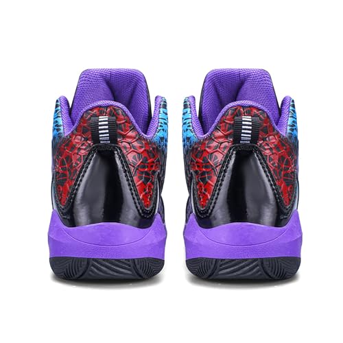 Kids Basketball Shoes High-top Sports Shoes Boys Sneakers Durable Lace-up Non-Slip Running Shoes Secure for Little Kids Big Kids3