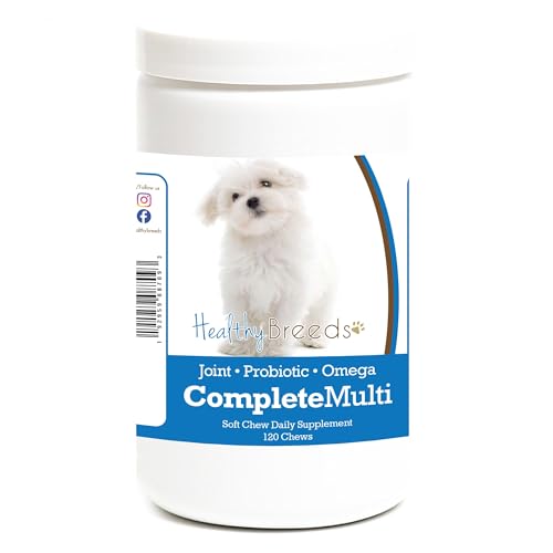 Healthy Breeds Maltese All in One Multivitamin Soft Chew 120 Coun...
