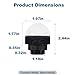 12V Industrial Warning Light, DC/AC 3 Colors 1 Layer LED Signal Tower Indicator, IP65 Waterproof, Continuous Visual Alert for Machinery Safety