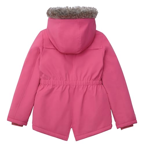 Rokka&Rolla Girls' Water-Resistant Sherpa Fleece Lined Puffer Jacket Winter Parka Coat2