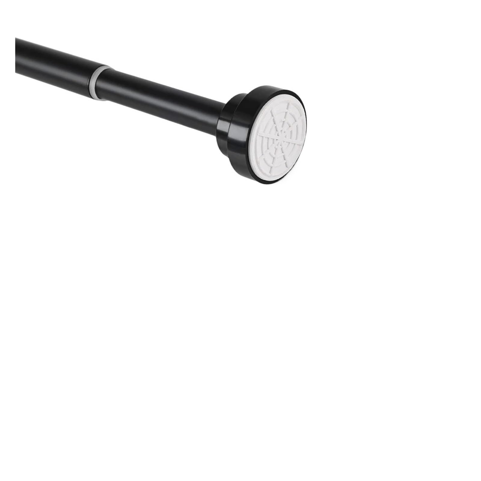 50-260CM Adjustable Curtain Rod No Drilling Telescopic Shower Pole for Balcony Bathroom Wardrobe(Red)