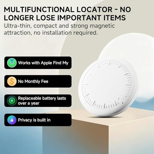 Image of Mini GPS Tracker for Vehicles,Car Tracker Device Hidden for Vehicles Work with Find My (iOS Only) GPS Tracking for Vehicles with Magnetic Waterproof Case,No Monthly Fee for Vehi cles,Cars Etc.