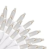 Brite Star 150 Count 8-Function Chasing Light Set, White Wire, Clear