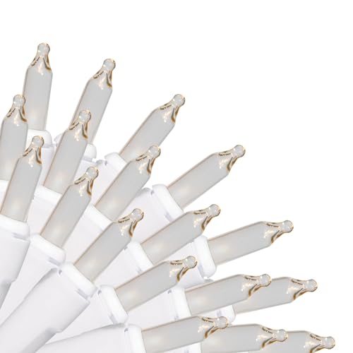 Brite Star 150 Count 8-Function Chasing Light Set - Outdoor String Lights with Twinkling, Flashing, and Steady On Modes - Ideal for Christmas Tree and Outdoor Christmas Decorations, Clear