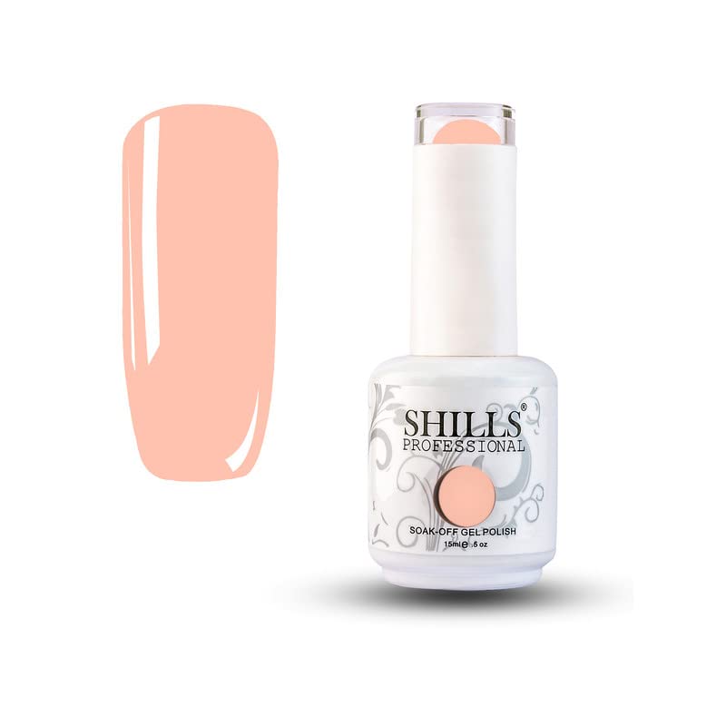 Image of Shills Professional Uv /Led Soak Off Gel Polish (Gel Nail Polish) Glossy Finish Nail Polish Color Shade 34, 15 Ml