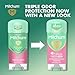 Mitchum Women’s Antiperspirant Deodorant Gel Stick, Powder Fresh Scent, 48HR Sweat & Odor Protection, Triple Odor Defense, Alcohol-Free, 3.4 oz