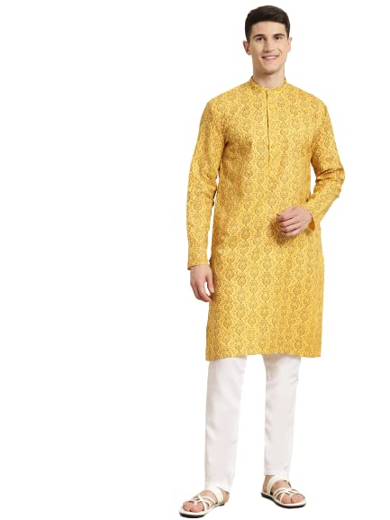 Kurta churidar homme coton mélangé Sojanya, la haute tradition indienne depuis 1958