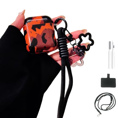 Compatible for AirPods 1/2 Case,Premium Silicone Protective Cover with Long