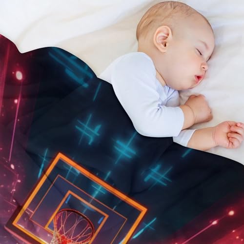 Manta de forro polar para baloncesto franela mullida tacto premium 5