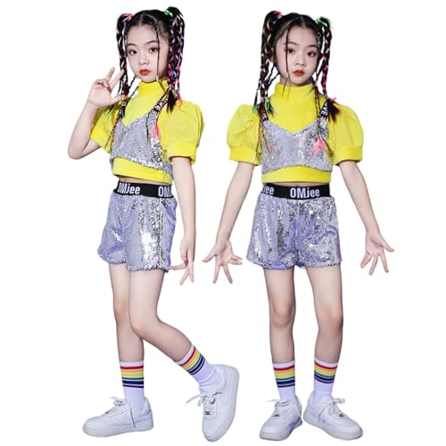 [WJ-SISI] ̎q LbY _Xߑ ZbgAbv  ւo n[tpc XpR[ CG[ Vo[ qbvzbv \ _XEFA KK307 (qZbg, 150)