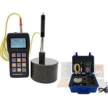 Leeb Hardness Tester, 170-960HLD Portable Metal Hardness Tester Kit, 7-in-1 HV, HB, HRC, HRB, HRA, HS with USB Cable, D Type Impact Device for Steel Iron Bronze Copper 10 Materials